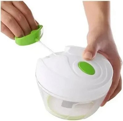 Mini Processador Triturador Mixer de Alimento Manual 3 Laminas