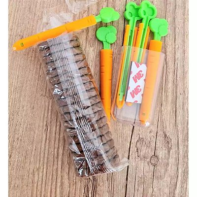 KIT PRENDEDOR P  EMBALAGENS C 5 PCS - 12.7X4CM TOP 1252