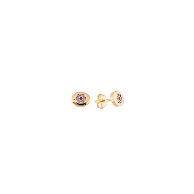 Brinco Oval Flor