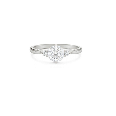 Anel Moissanite 6mm (A)