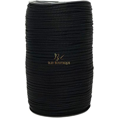 Fio Sublimis preto 0998 - 100% poliéster - 5mm