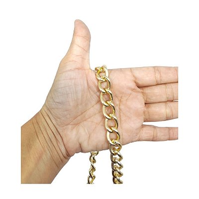 Corrente grumet 3.0 - dourado (o metro)