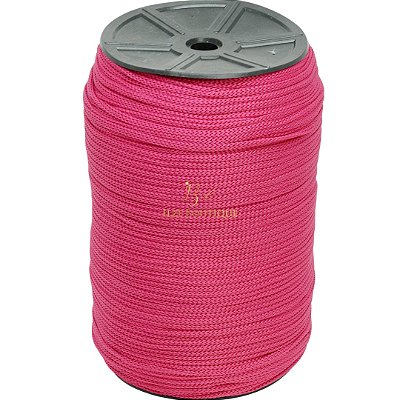 Fio Sublimis rosa chiclete 8181 - 100% poliéster – 4mm