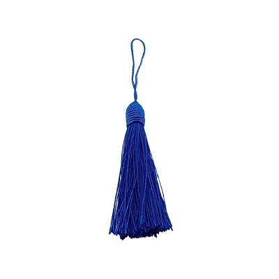 Tassel de seda azulão