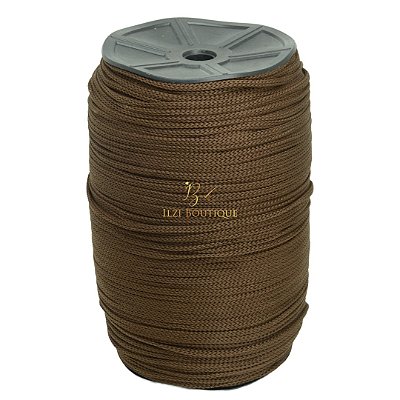 Fio Sublimis marrom café 8219 - 100% poliéster – 4mm