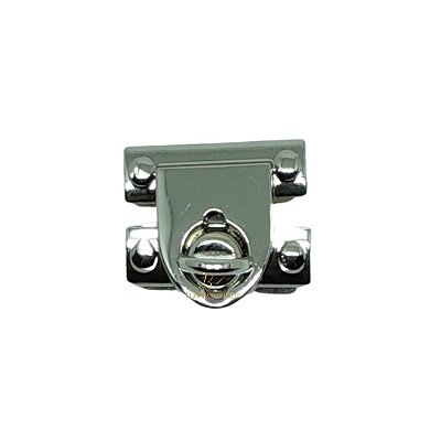 Fecho de metal para bolsa - níquel