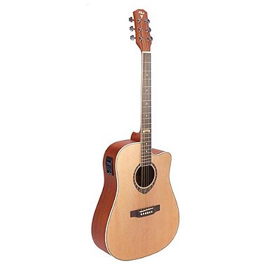 Violão Aço Folk PHX PX-199 NA Cutaway Elétrico Natural