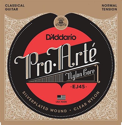 Encordoamento Para Violão Nylon D'addario EJ45 Medium