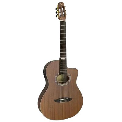 Violão Nylon Flat Giannini GNF-3 CEQ WS Walnut Satin