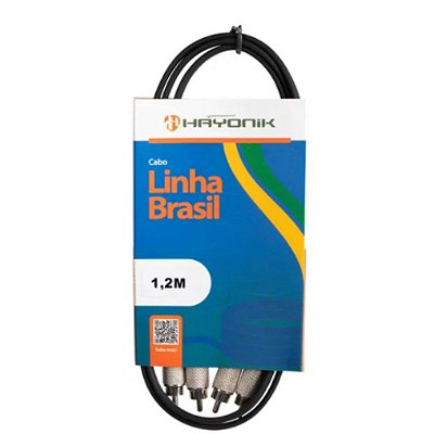 Cabo De Audio 2RCA/2RCA Hayonik 1,2m