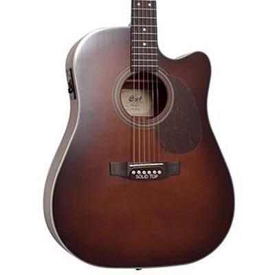 Violão Aço Folk Cort MR 500E BR