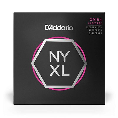 Encordoamento Para Guitarra 8C 09-84 D Addario NYXL0984SB