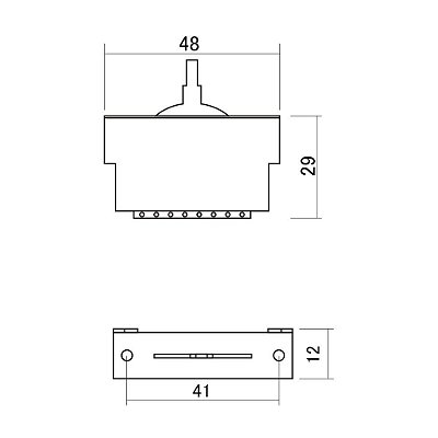 Chave Seletora 5 Posições Instrumentos Blindada Hosco YM-50S