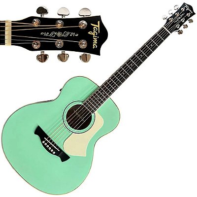 Violão Aço GS Mini Tagima Porteno Latin America SGS Surf Green Satin