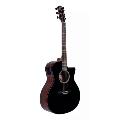 Violão Aço Medium Jumbo Tagima California BK Preto LH