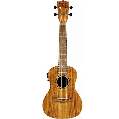 Ukulele Elétrico Concerto Moani UKMHE01-23EQ Com Capa
