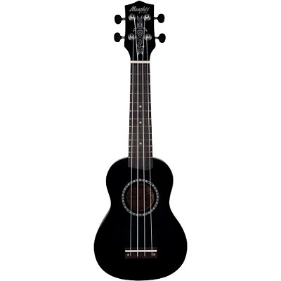 Ukulele Soprano Memphis HONU BK Preto