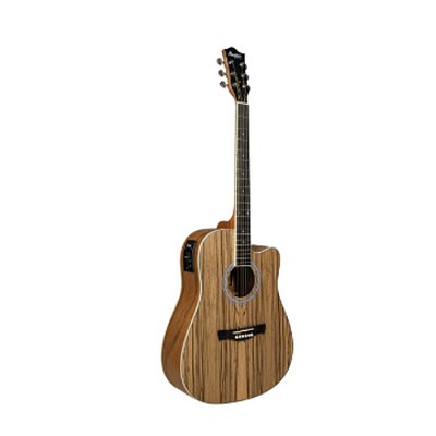 Violão Aço Folk Memphis MD-25 NTWS Natural Walnut Satin