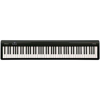 Piano Digital 88 Teclas Roland FP-10 Preto