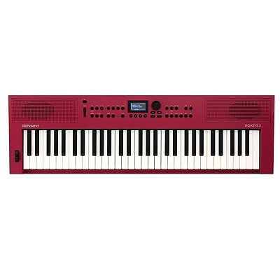 Teclado Sintetizador 61 Teclas Roland Gokeys3-RD Dark Red