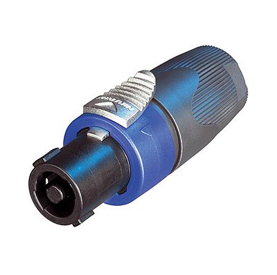 Plug Speakon 4 Polos Cabo Neutrik NL4FXX-W-L