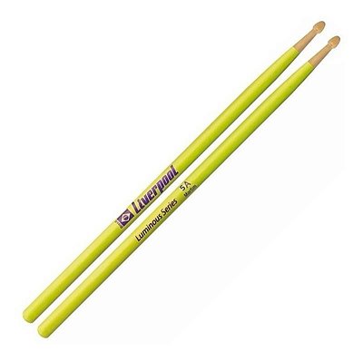 Baqueta 5A Liverpool MC 5AMA Luminous Amarelo Madeira