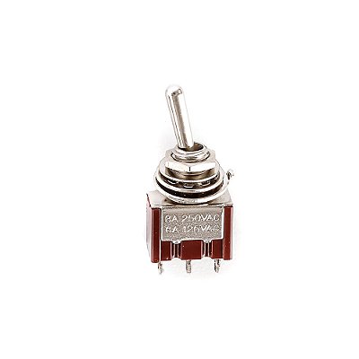 Chave Seletora Mini 2 Posições Niquelada Spirit M105-NI