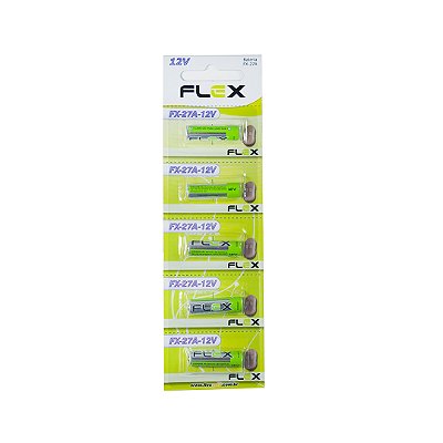 Bateria 27a Flex Cartela 05 Unidades Fx-27a