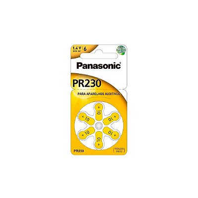 Bateria Auditiva Panasonic Pr-230 Zinco Ar Pr-230br/300