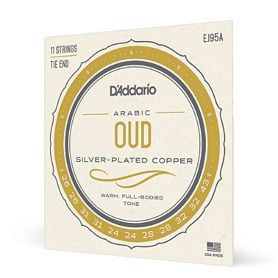 Encordoamento Para Oud DAddario Silver Plated Copper EJ95A