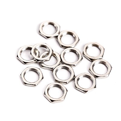 Porca Jacks/Pots 3/8 Niquelada (12 Peças) Spirit 3/8-POT-NI