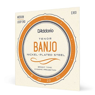 Encordoamento Banjo Tenor D Addario Nickel Plated Steel EJ63