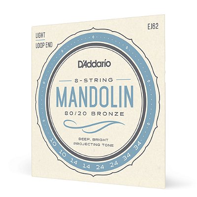 Encordoamento Bandolim 10-34 D Addario Bronze 80/20 EJ62