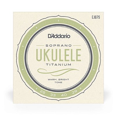 Encordoamento Ukulele Soprano D Addario Pro-Arté Titanium
