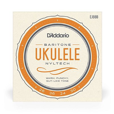 Encordoamento Para Ukulele Barítono D Addario Nyltech EJ88B