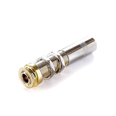 Jack De Conexão Stereo Dourado (Unidade) Spirit TD4S-GD