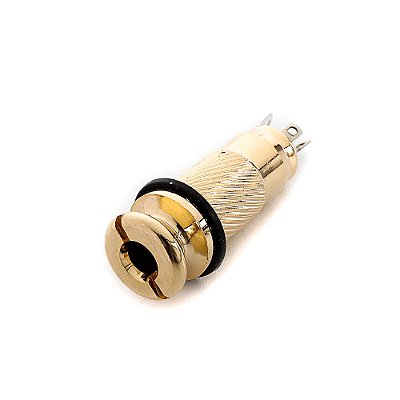 Jack De Conexão Stereo Dourado (Unidade) Spirit TC6-GD