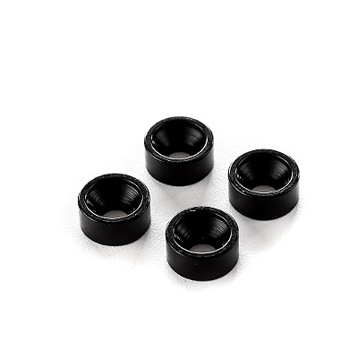 Bucha Trocolos Instrumentos Preta (4 Peças) Spirit JTG-BK