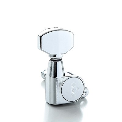 Tarraxa Blindada (L3+R3) Cromada (6 Peças) Gotoh SG360-07 C