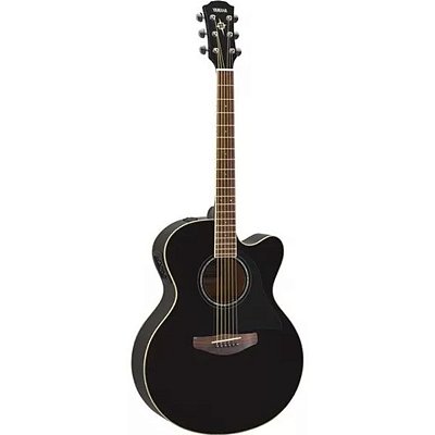 Violão Aço Jumbo Yamaha CPX600 BL Black