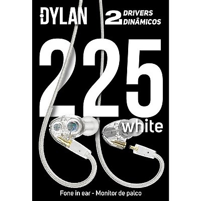 Fone De Ouvido Dylan DE-225 Branco