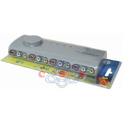 Chave Seletora A/V 4 Saidas Smart SB-V41G