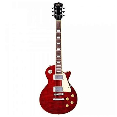 Guitarra Les Paul SX EF3D TWR Trans Wine Red