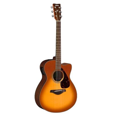 Violão Aço Concert Yamaha FSX800C SB Sunburst