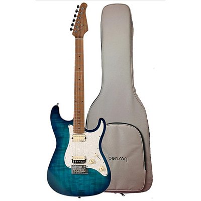 Guitarra Stratocaster Benson Hardy S M3 EBB Blue Burst