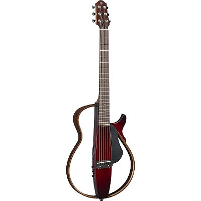 Violão Silent Cordas Em Aço Slg 200s Crb Crinson Red Burst Com Bag Yamaha