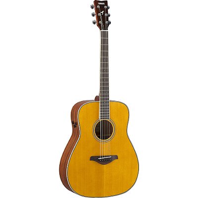 Violão Acústico Transacoustic Cordas Em Aço Fg Ta Nt Natural Yamaha
