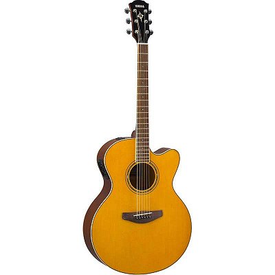 Violão Eletroacústico Cordas Em Aço Cpx 600 Natural Yamaha