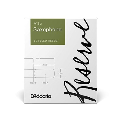 Palheta Sax Alto 2.5 (10 Unidades) D Addario Reserve DJR1025