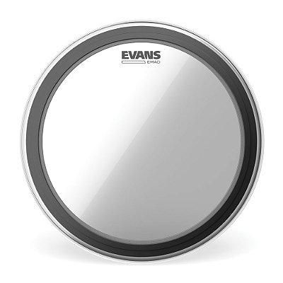 Pele Batedeira Bumbo 16' Evans EMAD Transparente BD16EMAD